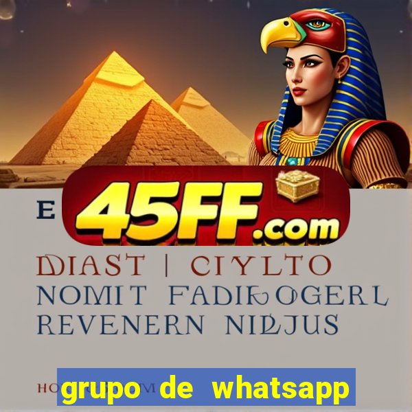 grupo de whatsapp jogo do bicho